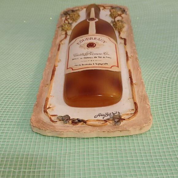 3-D Wine/Boudreaux Bottle Plaque by Mary Beth Zeitz - Picture 5 of 6